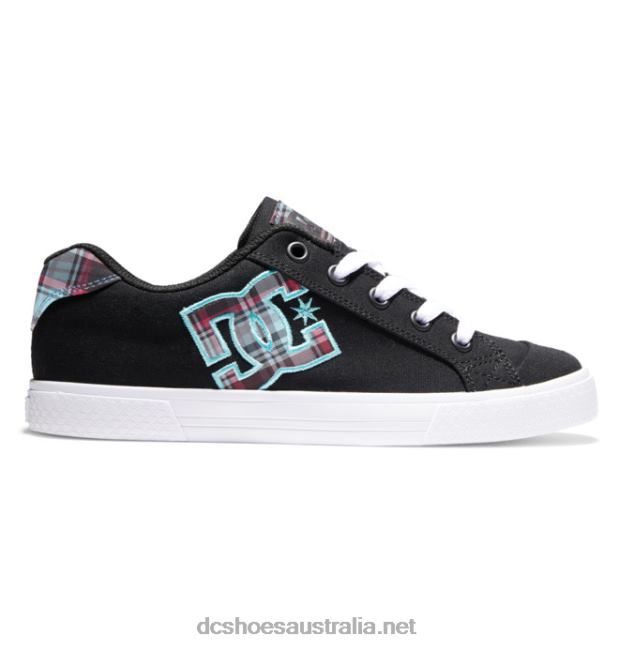 Women's Chelsea ShoesDC Shoes Black/Plaid/White T40LZ440