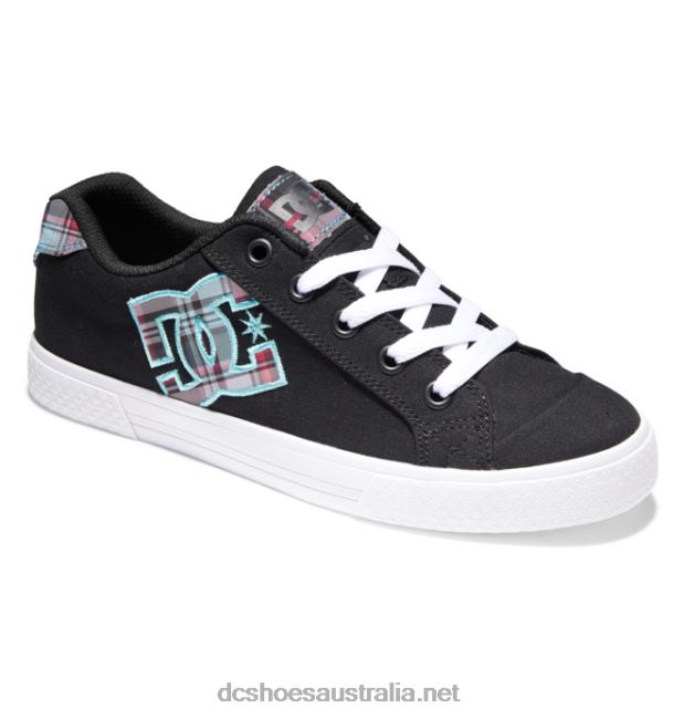 Women's Chelsea ShoesDC Shoes Black/Plaid/White T40LZ440