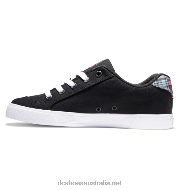 Women's Chelsea ShoesDC Shoes Black/Plaid/White T40LZ440