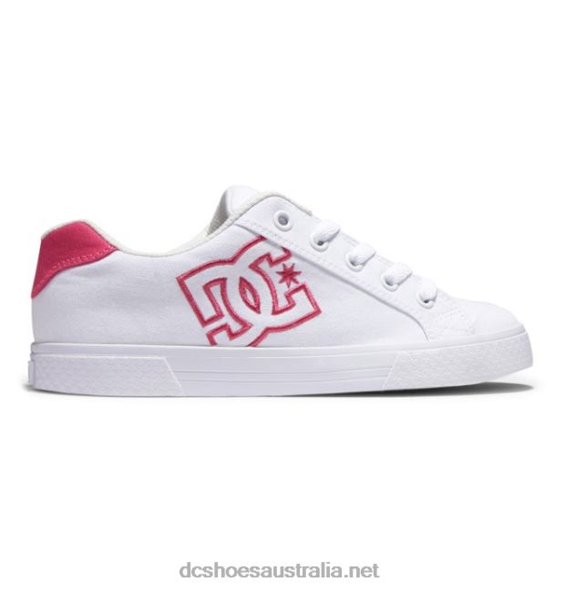 Women's Chelsea ShoesDC Shoes White/Crazy Pink T40LZ461