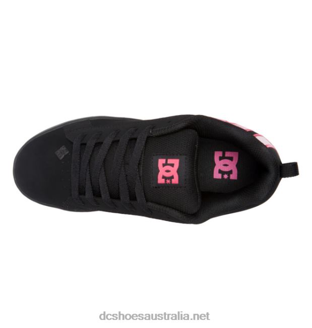 Women's Court Graffik ShoesDC Shoes Black Gradient T40LZ441