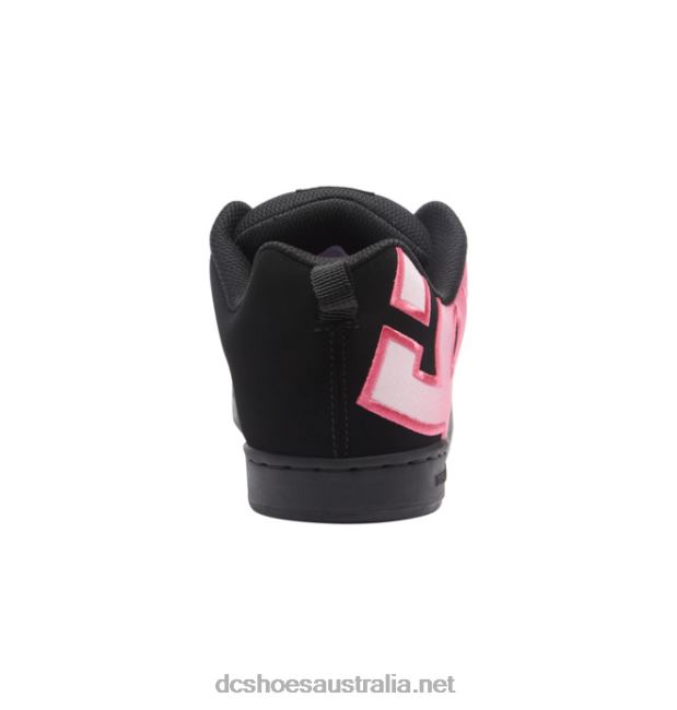Women's Court Graffik ShoesDC Shoes Black Gradient T40LZ441