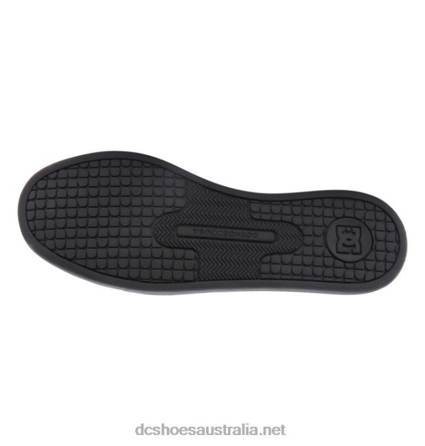 Women's Court Graffik ShoesDC Shoes Black/White Stencil T40LZ438