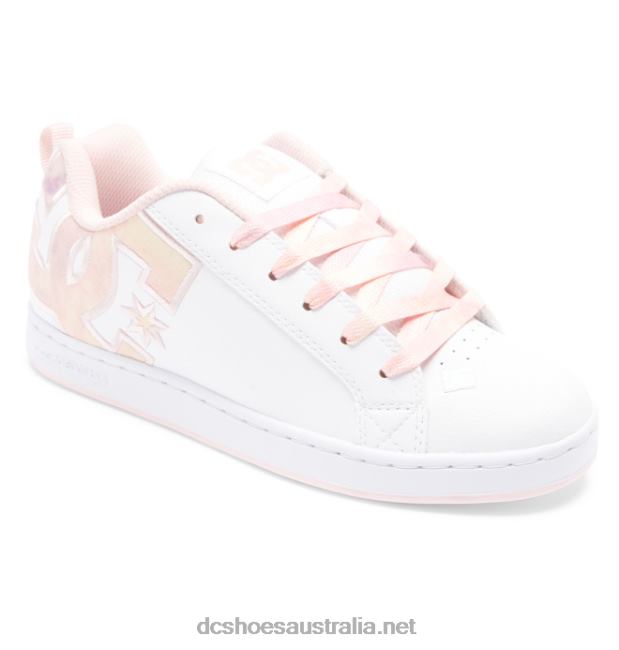 Women's Court Graffik ShoesDC Shoes Peach Parfait T40LZ451