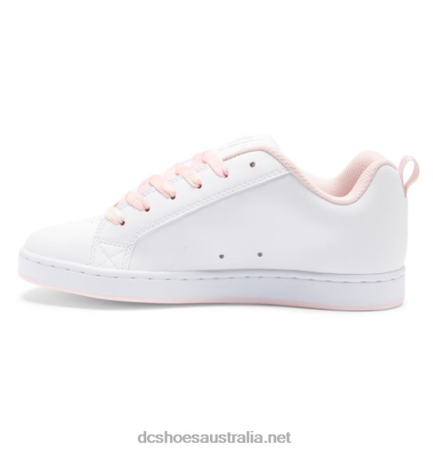 Women's Court Graffik ShoesDC Shoes Peach Parfait T40LZ451
