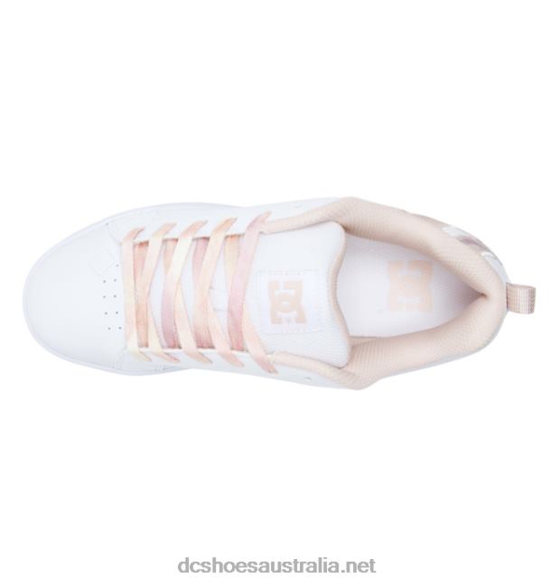 Women's Court Graffik ShoesDC Shoes Peach Parfait T40LZ451