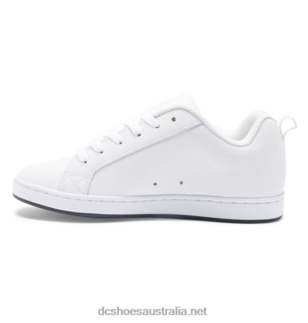 Women's Court Graffik ShoesDC Shoes White/Black/Yellow T40LZ448